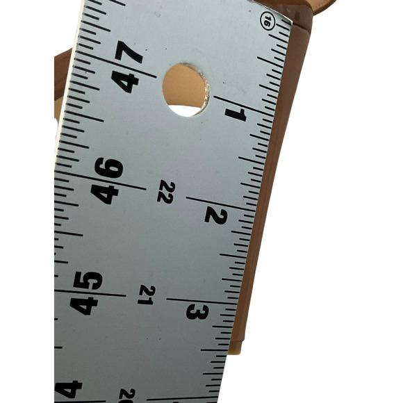 Rouge Helium Shoes Womens Size 9 Brown Strappy Patent Square Toe Heels Sandals - Picture 7 of 7